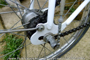 indicator chain protruding from rear axle