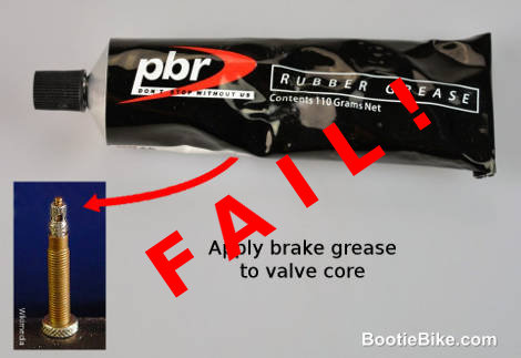 tube of brake grease