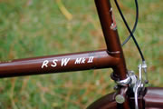 raleigh rsw frunt section of frame