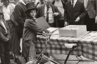 jack wild receives moulton super 4 at his 15th birthday party on set of oliver film